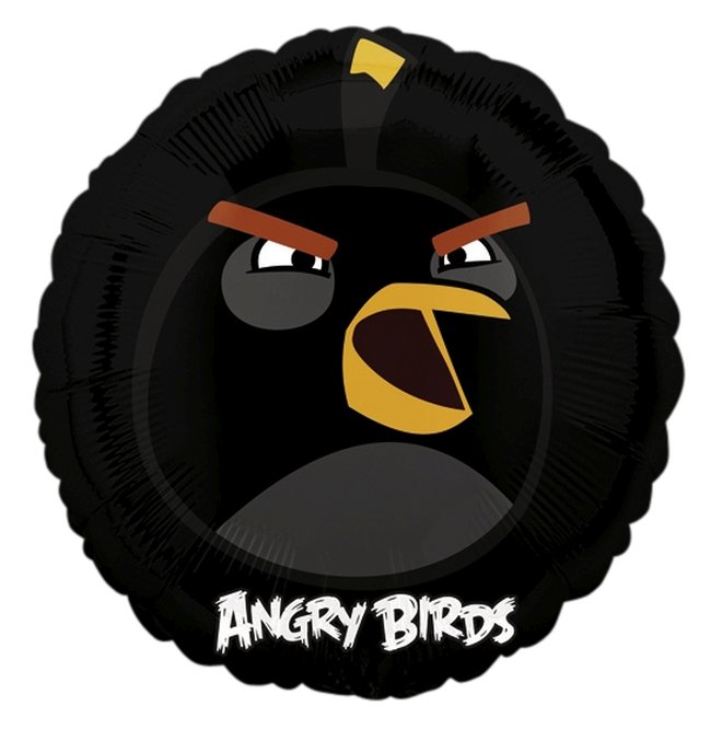 18/45cm Angry Birds: Pajaro Negro ***OFERTA DTO NO ACUMULABLE