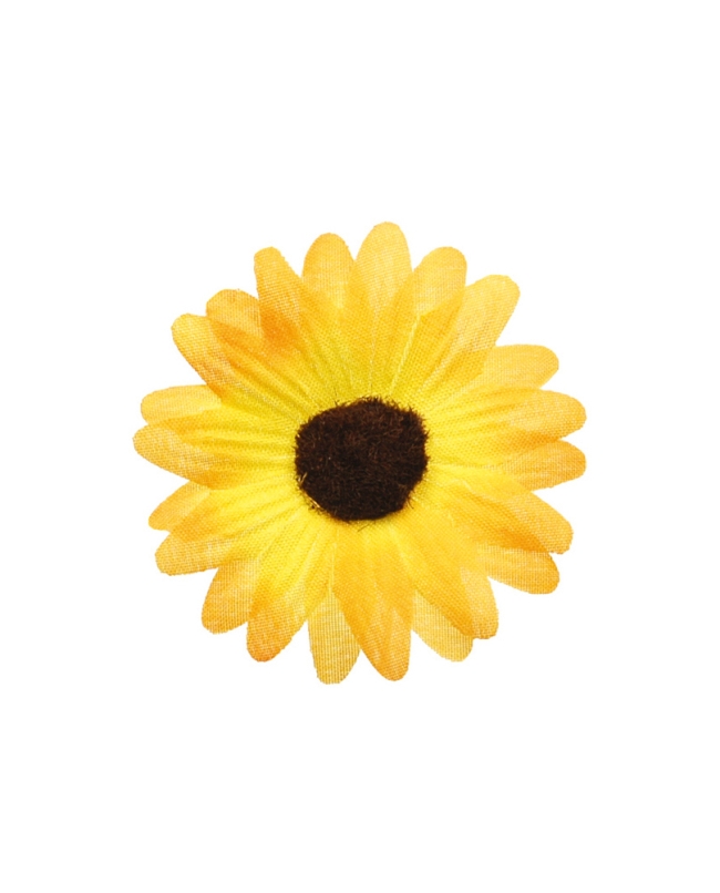 Flor Amarillo 5cm Tela ***OFERTA DTO NO ACUMULABLE
