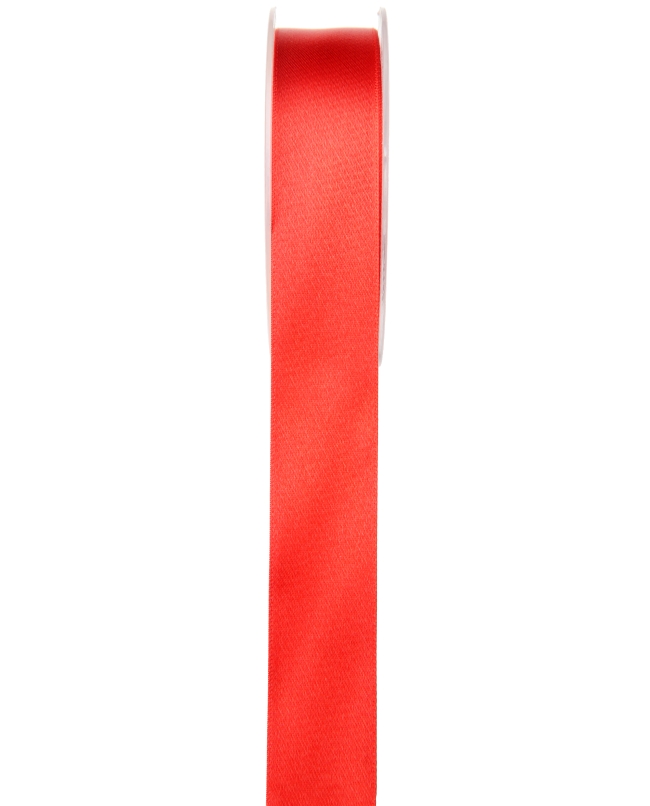 Cinta Raso Doble Cara Rojo 15mm X 25m Saten Poliester ***OFERTA DTO NO ACUMULABLE