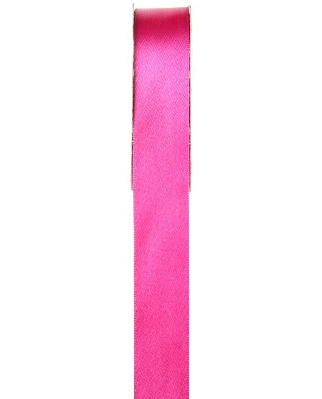 Cinta Raso Doble Cara Fucsia 25mm X 25m Saten Poliester ***OFERTA DTO NO ACUMULABLE