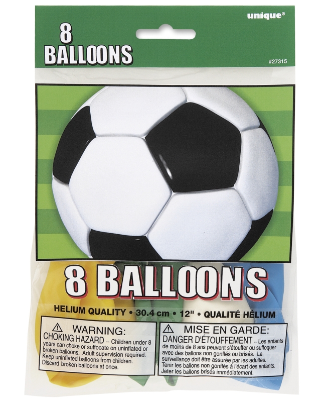 Globos Latex 30,5cm Futbol 3D