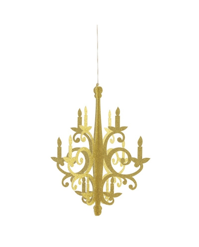 Deco Candelabro Oro Papel/Foil