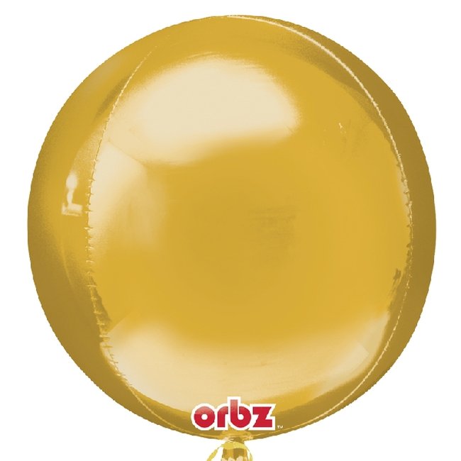 Globos Dorados Esfera 40cm metalizado