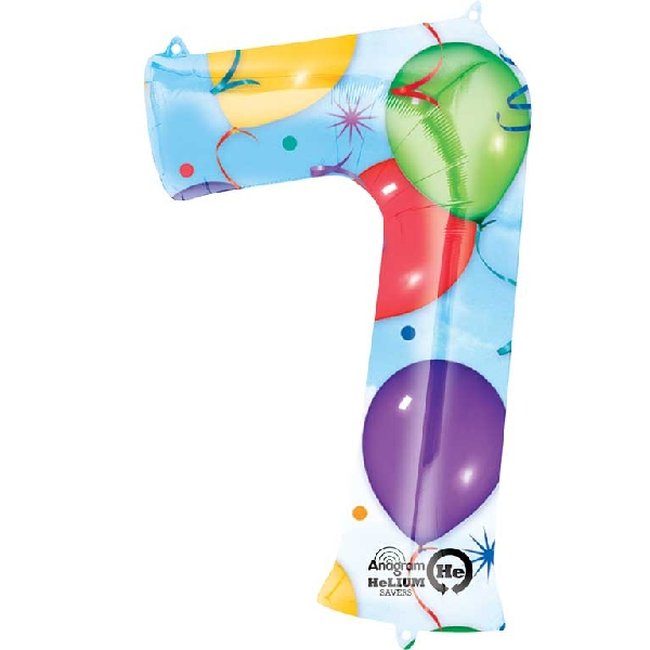 For Numero 7 Balloons &amp; Streamers ***OFERTA DTO NO ACUMULABLE