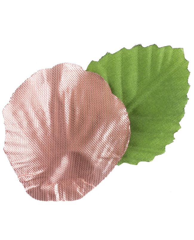 Petalo Metal Rosa 5X4.6cm Tela ***OFERTA DTO NO ACUMULABLE