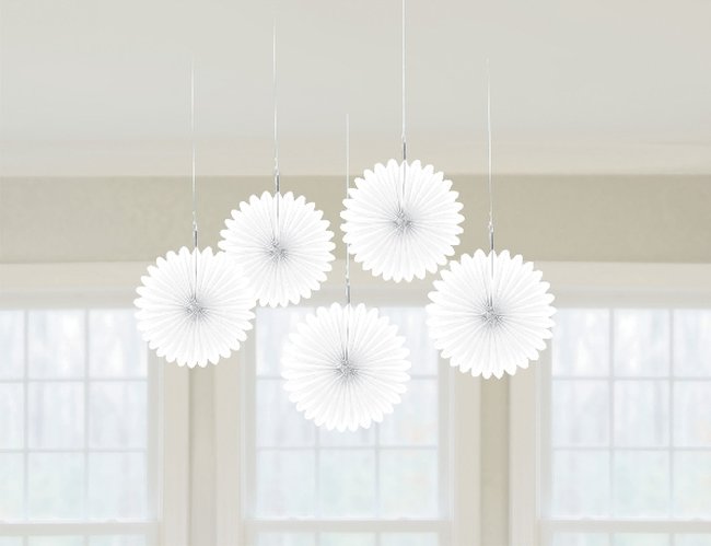 Decoracion Colgante Flores Blanca ***OFERTA DTO NO ACUMULABLE