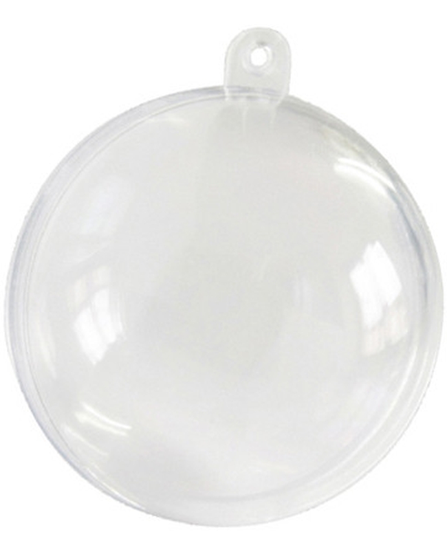 Contenedor Bola Transparente 8cm Pvc ***OFERTA DTO NO ACUMULABLE