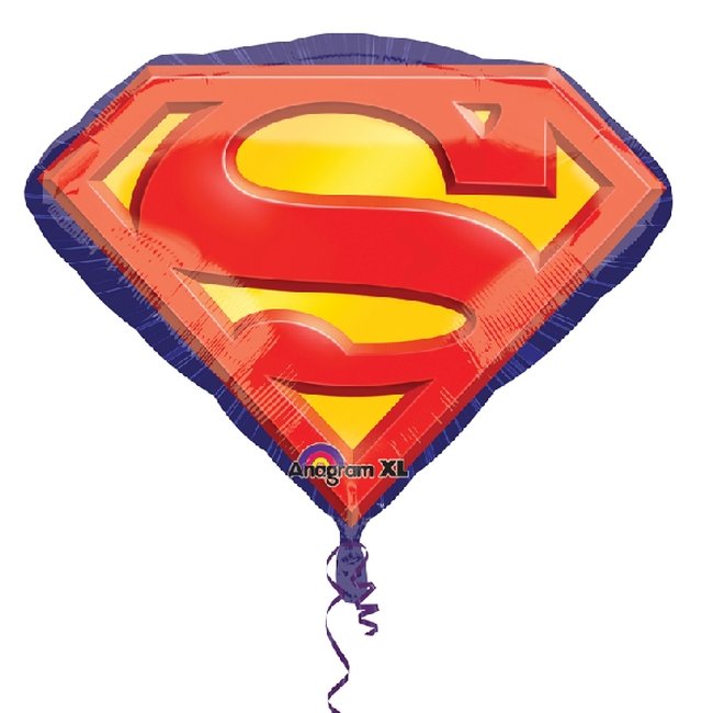 Globo Superforma con el Emblema de Superman-31'' metalizado