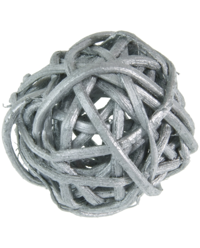 Deco Bola Plata 3cm Ratan ***OFERTA DTO NO ACUMULABLE