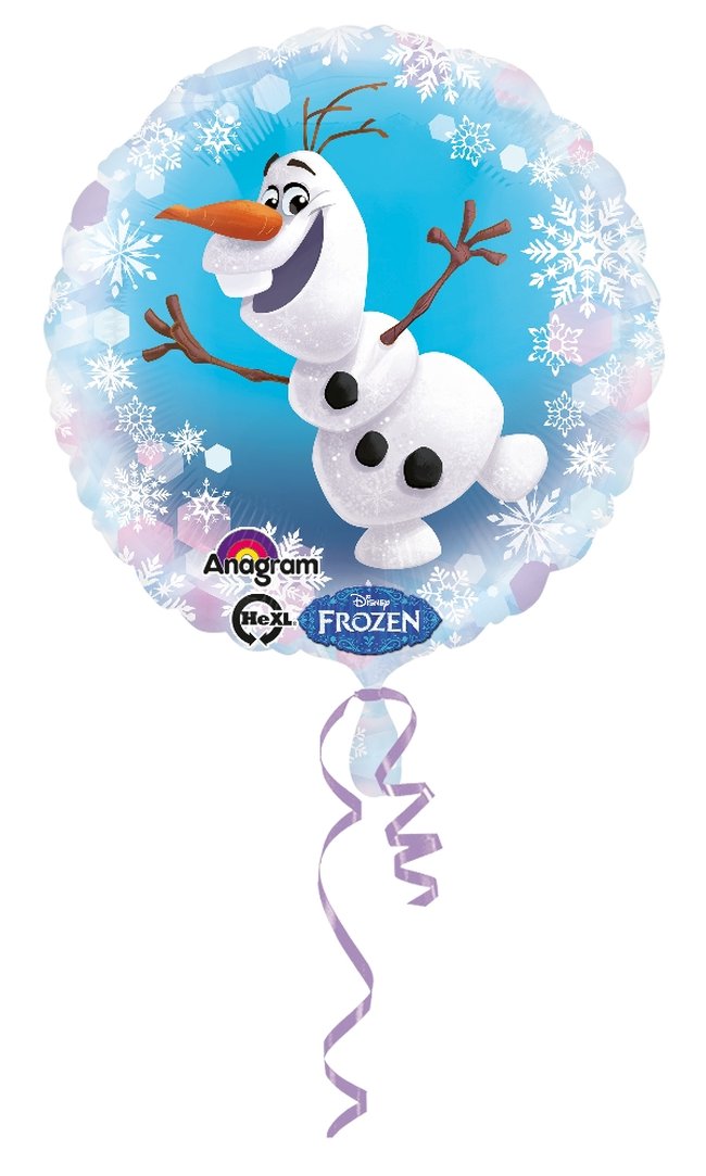 Globo Disney de Olaf de Frozen - metalizado 45cm