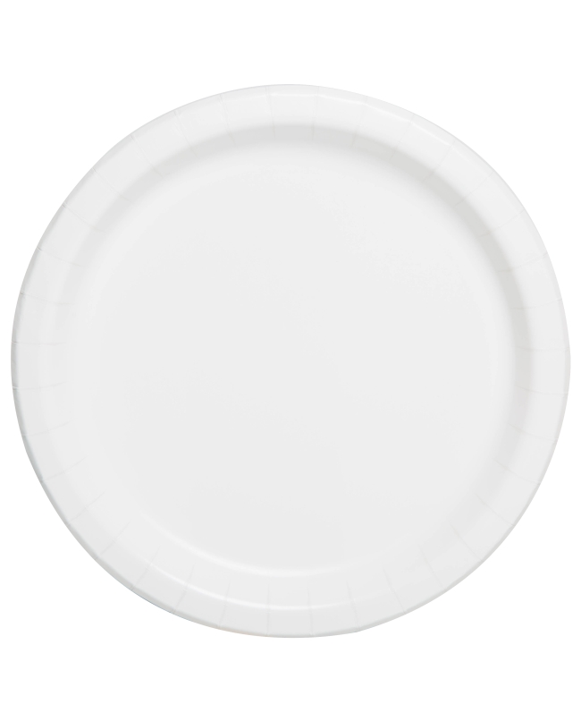 Platos 17,5cm Redondo Blanco Carton ***OFERTA DTO NO ACUMULABLE