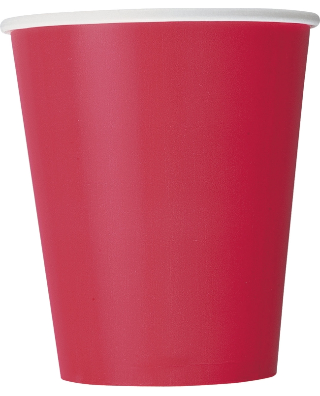 Vasos 266ml Rojo Rubi ***OFERTA DTO NO ACUMULABLE