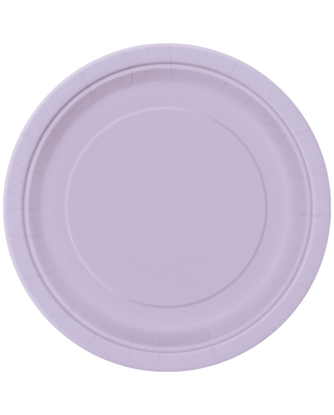 Platos 17,5cm Redondo Lila Carton ***OFERTA DTO NO ACUMULABLE