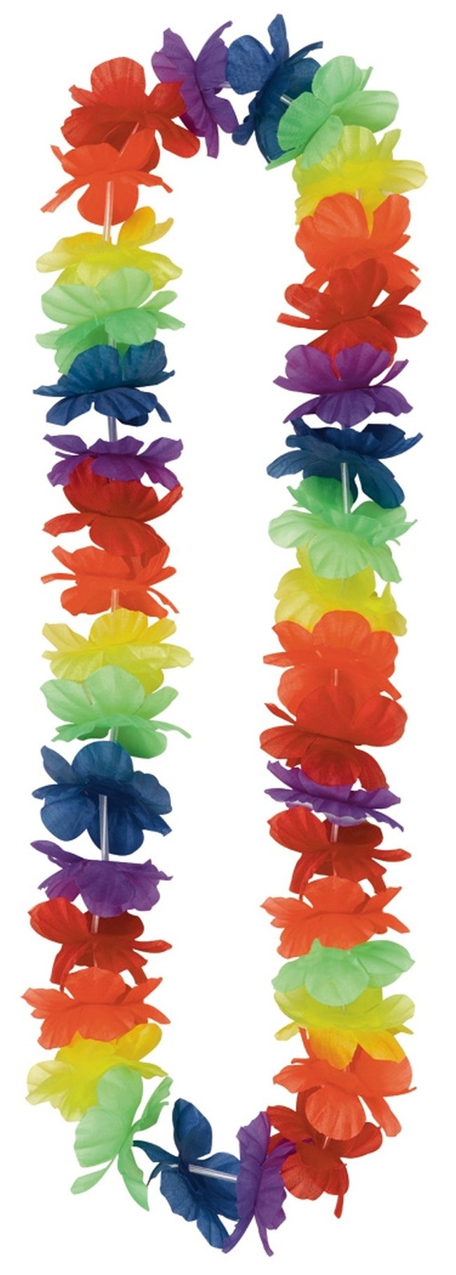 Collar de Flores Lei Hawaianas Arcoíris