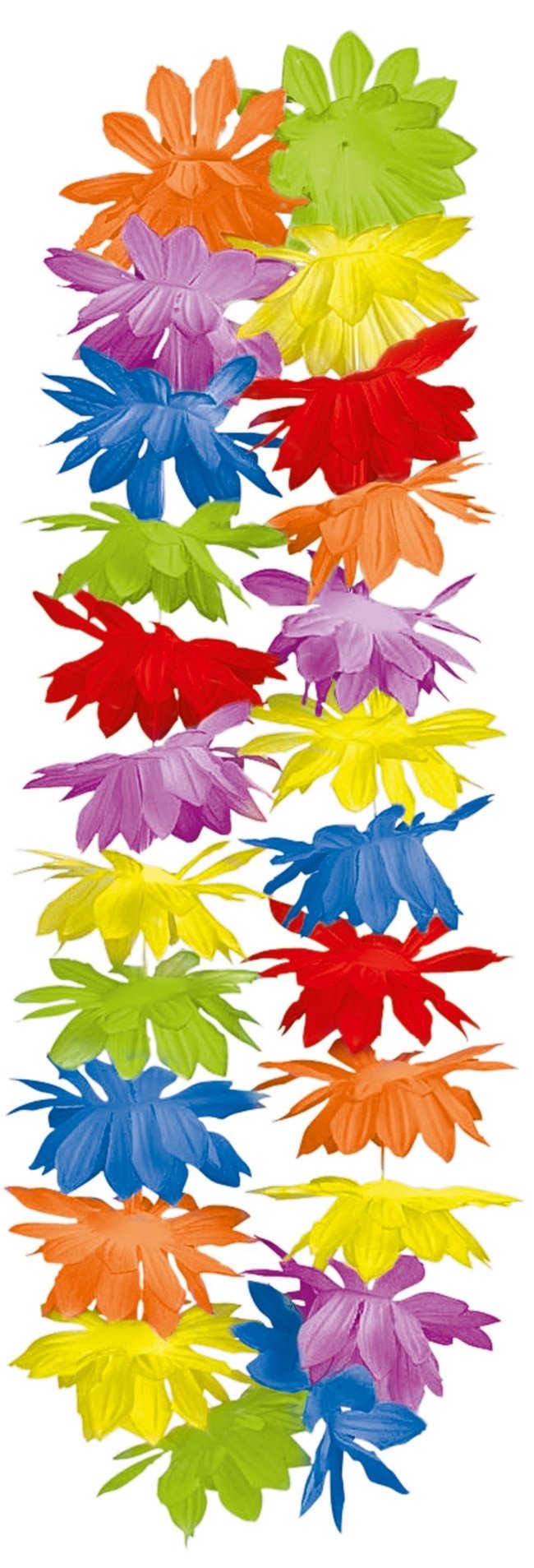 Guirnaldas Hawaianas Leis - Colores Variados (caja de 25 unidades)