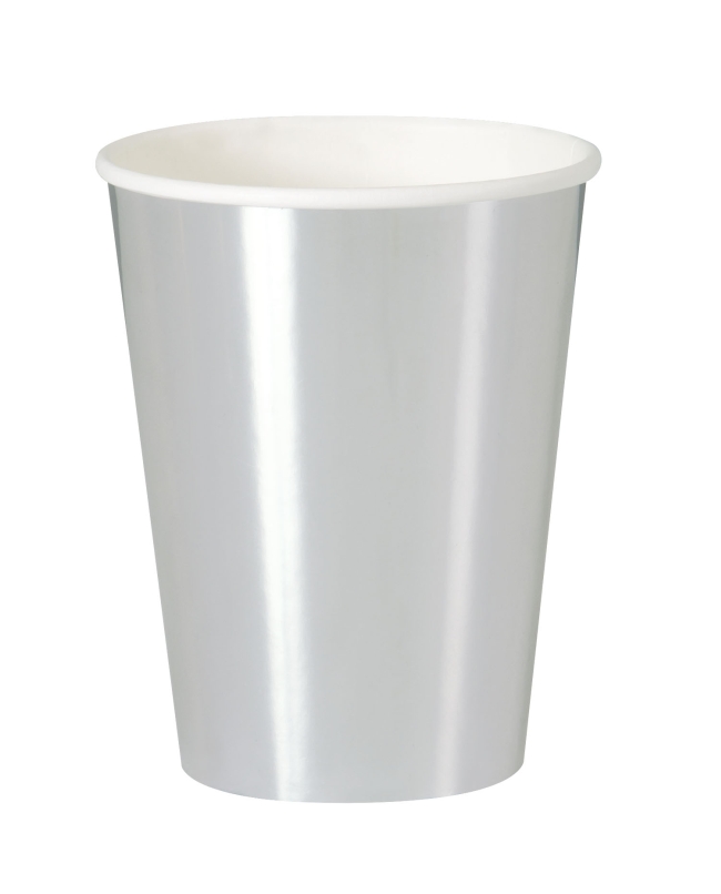 Vasos 354ml Plata Carton ***OFERTA DTO NO ACUMULABLE