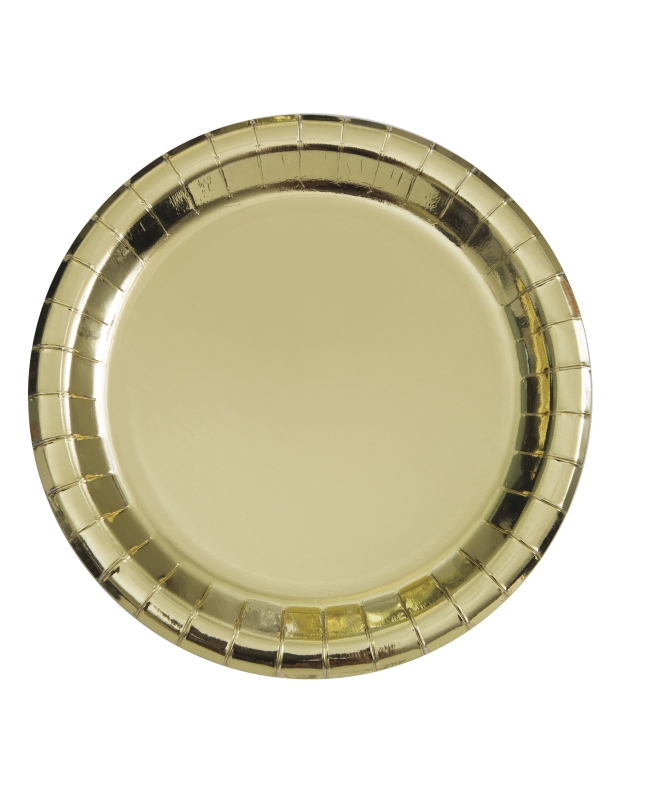 Platos 22,8cm Foil Oro