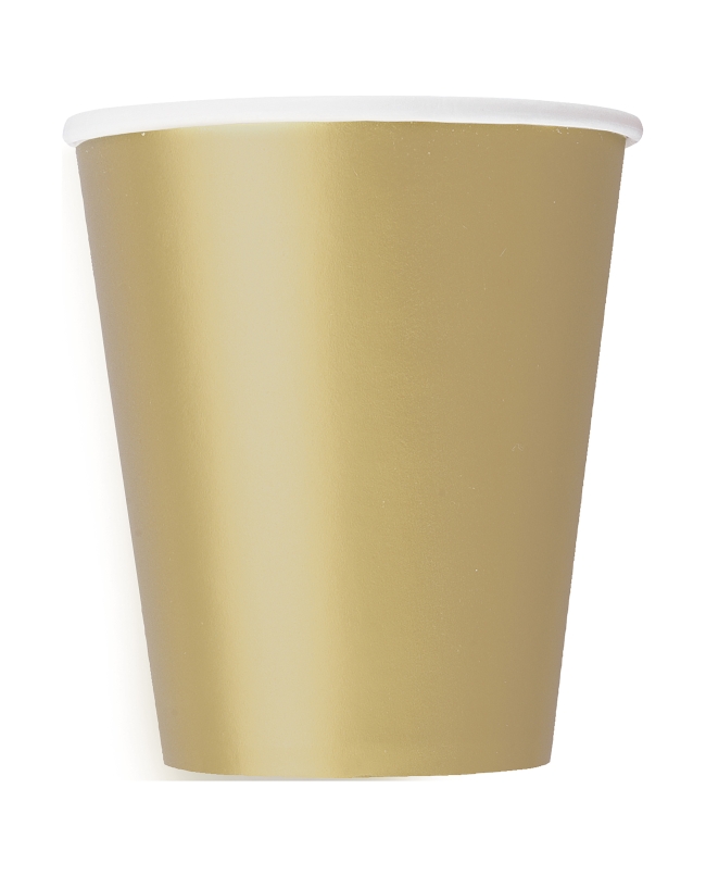 Vasos 266ml Oro Carton ***OFERTA DTO NO ACUMULABLE