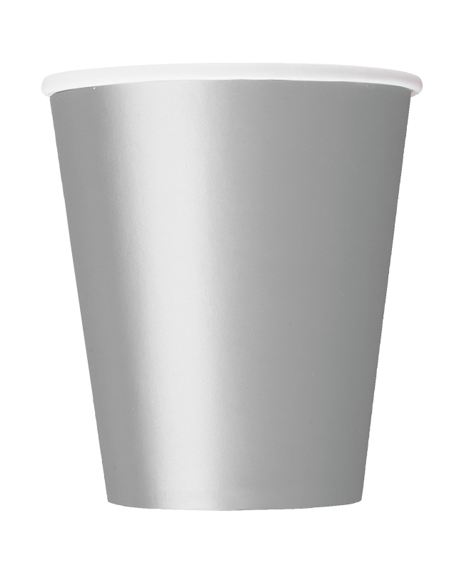 Vasos 266ml Plata Carton ***OFERTA DTO NO ACUMULABLE