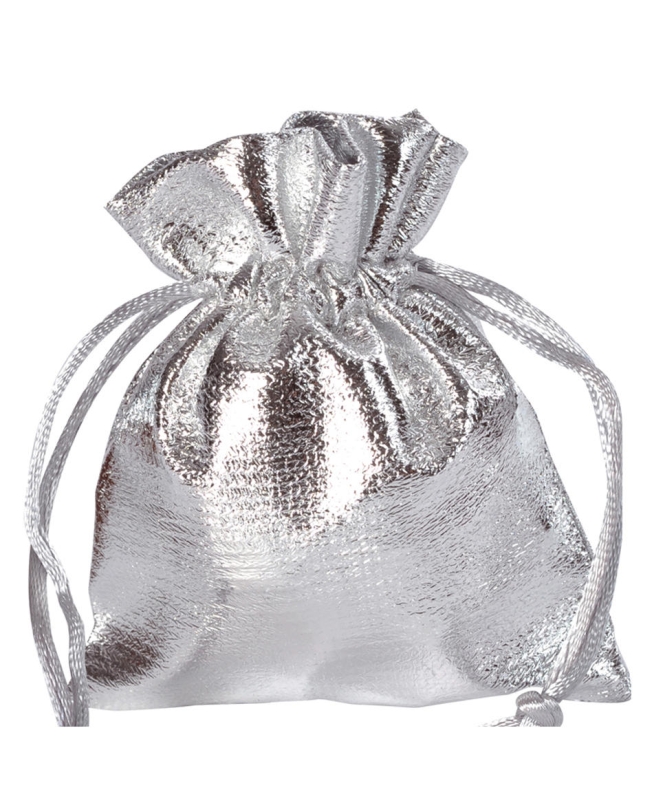 Bolsa Mtl Plata 8X10cm Poliester ***OFERTA DTO NO ACUMULABLE