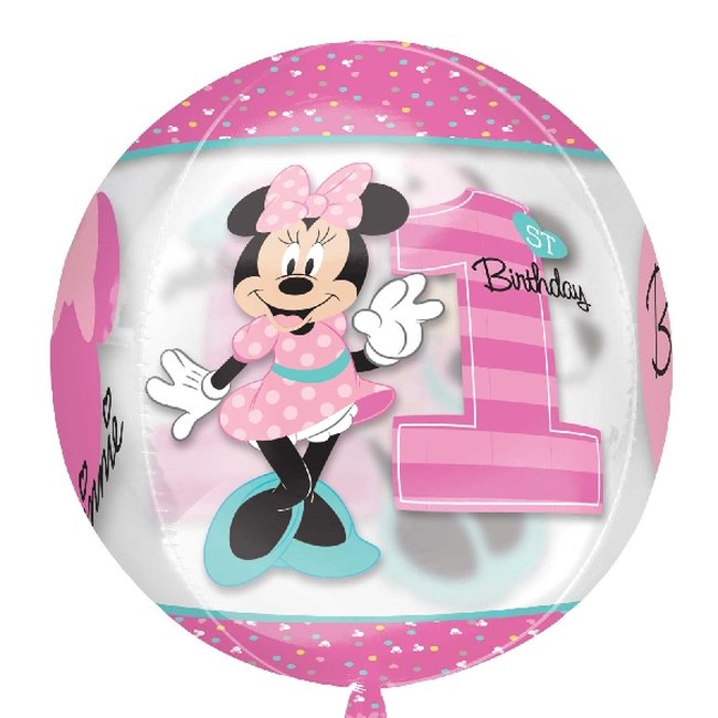 Orbz: Minnie 1 St Bday 15/38cm X 16/40cm