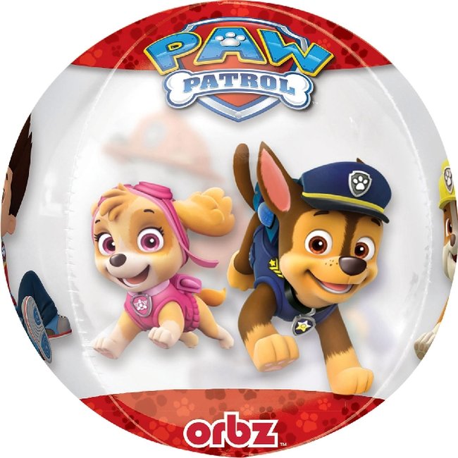 Globo Orbz Patrulla Canina Chase y Marshal - Metalizado 40-45cm