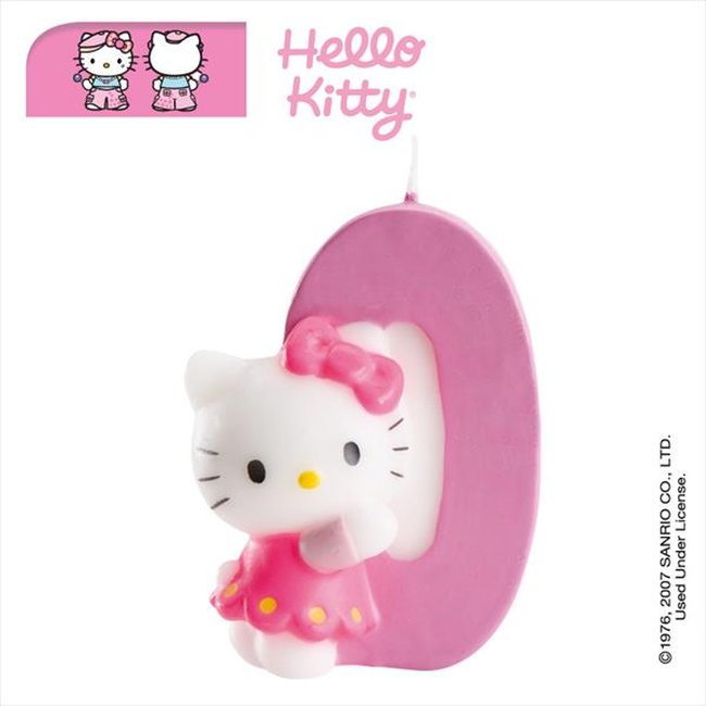 Vela Hello Kitty 7cm Nº0 ***OFERTA DTO NO ACUMULABLE