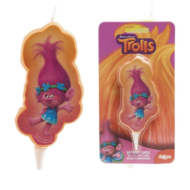 Vela Trolls Figura Surtida 7.5cm ***OFERTA DTO NO ACUMULABLE