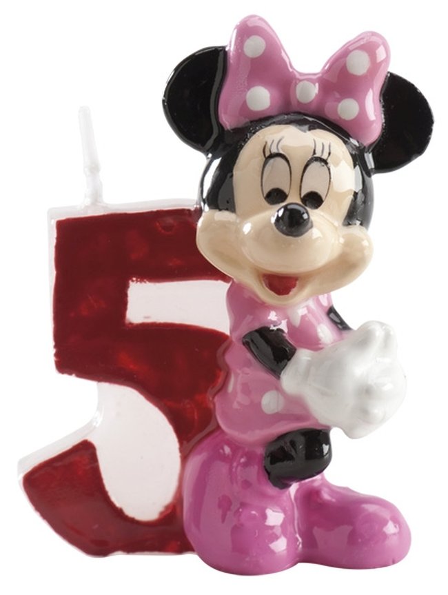 Vela Disney Minnie Nº 5 ***OFERTA DTO NO ACUMULABLE