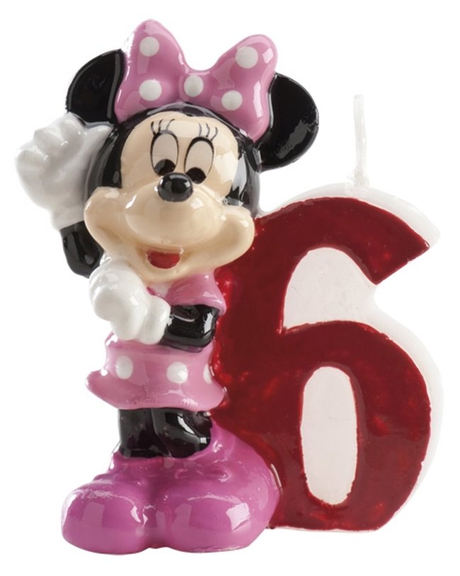 Vela Disney Minnie Nº 6 ***OFERTA DTO NO ACUMULABLE