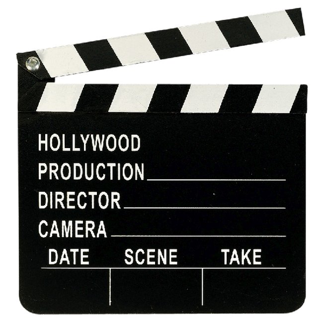 Claqueta Pizarra de Director de Hollywood