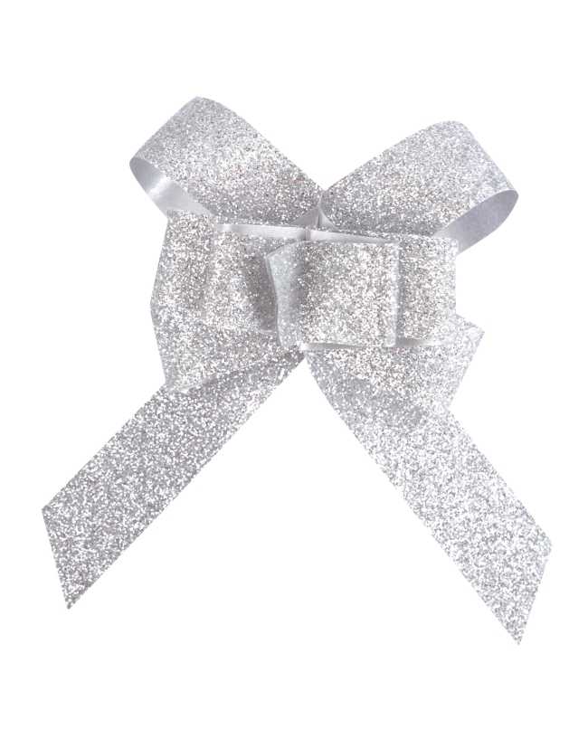 Lazo Facil Brillante Plata 1,4cm Poliprop. ***OFERTA DTO NO ACUMULABLE
