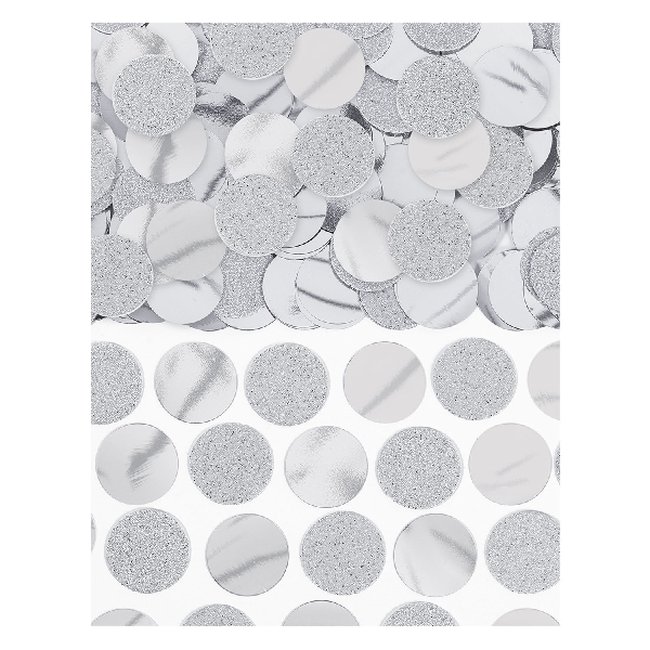 Confeti Silver Foil Circle 63g 