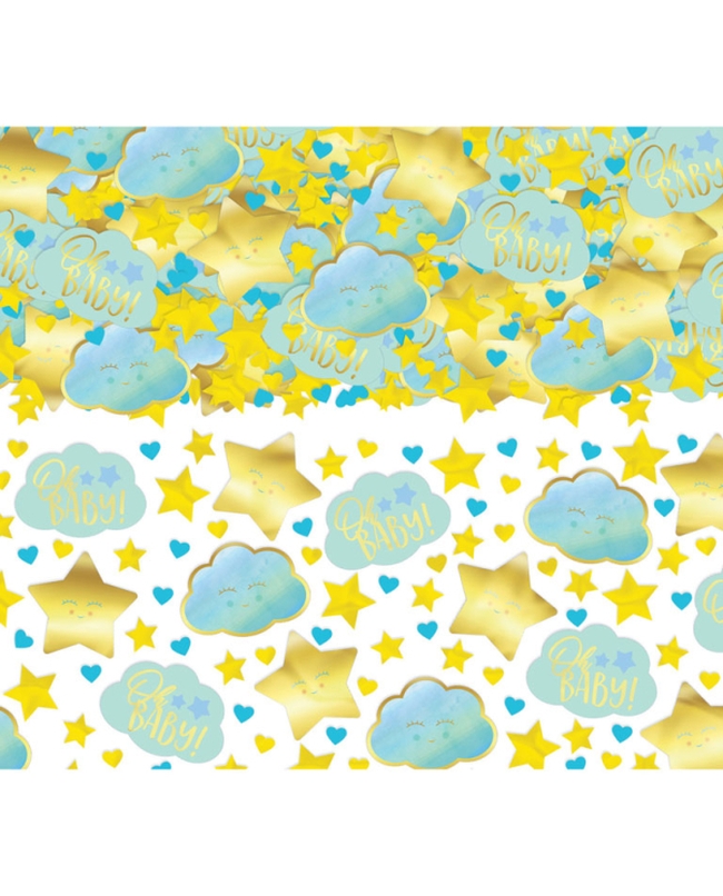 Confeti Oh Baby Boy Papel Aluminio 70 G 