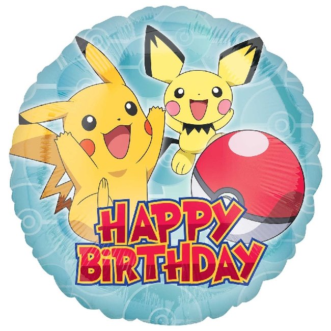 18/45cm Pokemon Happy Bday