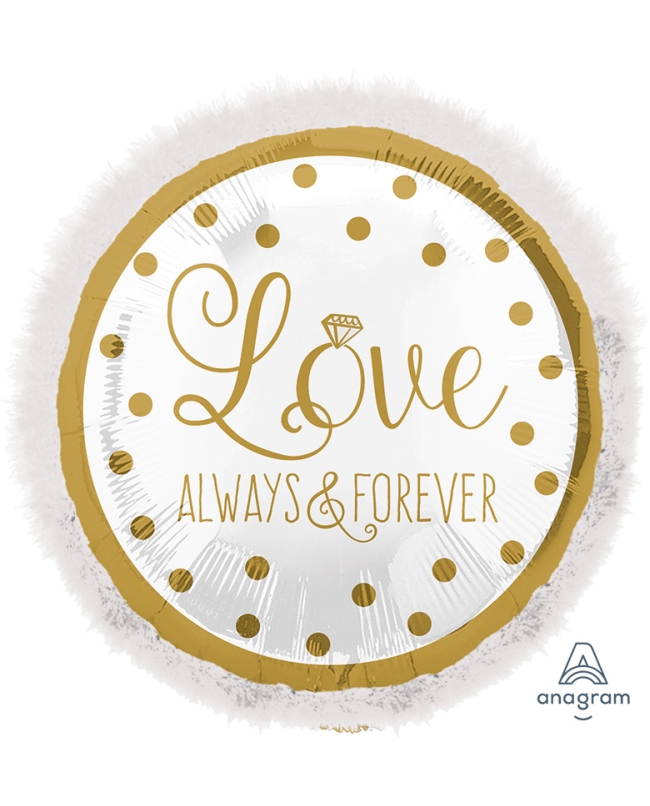 Jumbo Boda Oro Brillante: Love 81cm