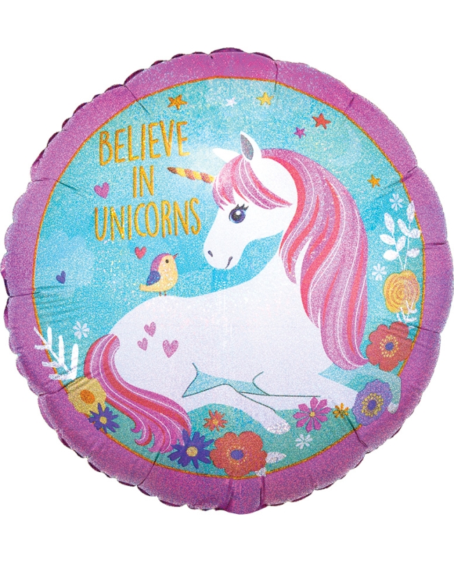 Glogo Unicornio Mágico - Globo de Aluminio 45cm