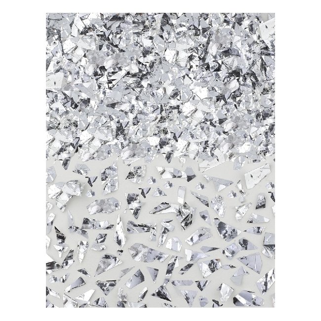 Confeti Silver Sparkle Foil Shred 42g 
