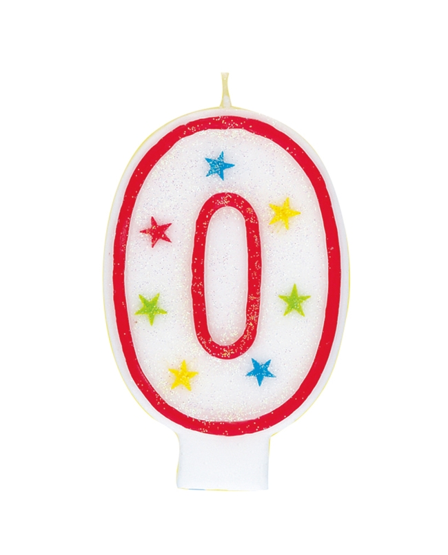 Vela Estrellas Nº 0 +Deco H.Bday