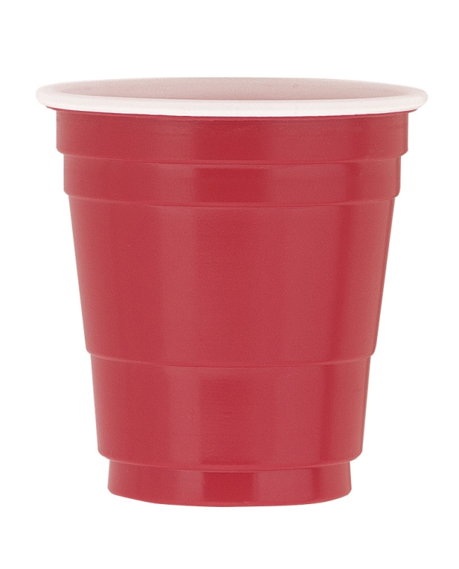 Vasos Chupito Rojo Plastico Premiun