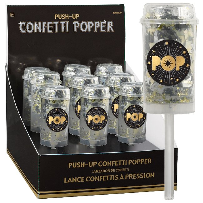 Confetti Push Pop Poppers