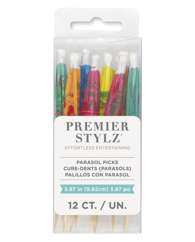 Palillos Sombrilla Papel 10cm