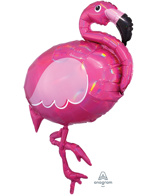 FORMA IRIDISCENTE ROSA FLAMINGO