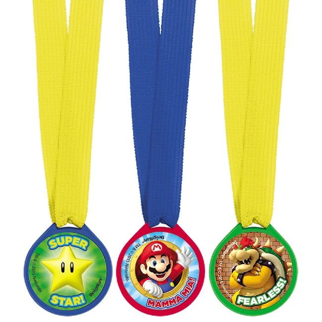 Mini Medallas de Super Mario