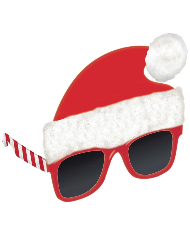 Disfraz Acc: Gafas Con Gorro Santa 