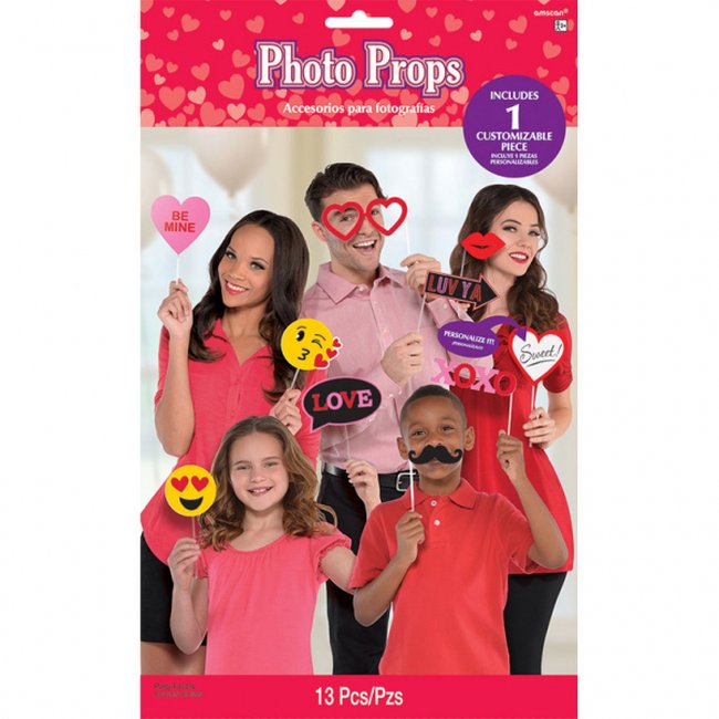 Accesorios para fotos Photocall San Valentín