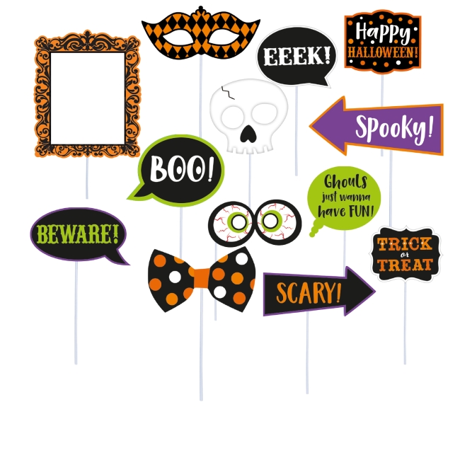 Photo Booth Kit Halloween ***OFERTA DTO NO ACUMULABLE