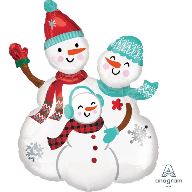 Forma Familia Muñecos Nieve 23/58cm x 31/78cm - LIRAGRAM Forma Familia Muñecos Nieve 23/58cm x 31/78cm - LIRAGRAM