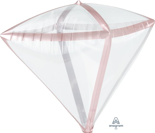 Diamondz Transparente Filo Rosa Dorado ***OFERTA DTO NO ACUMULABLE