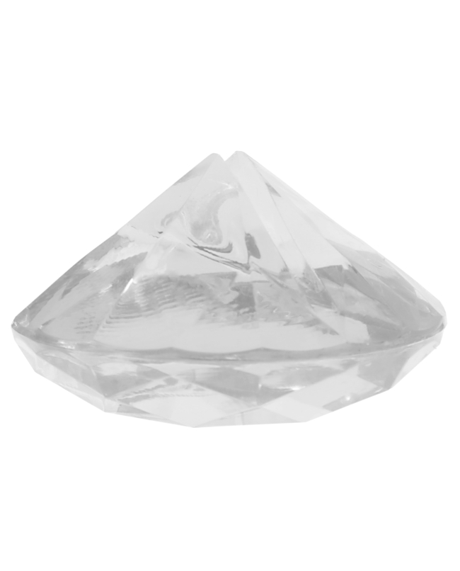 Marcasitio Diamante Transp. 4 X 2cm Acrilico ***OFERTA DTO NO ACUMULABLE